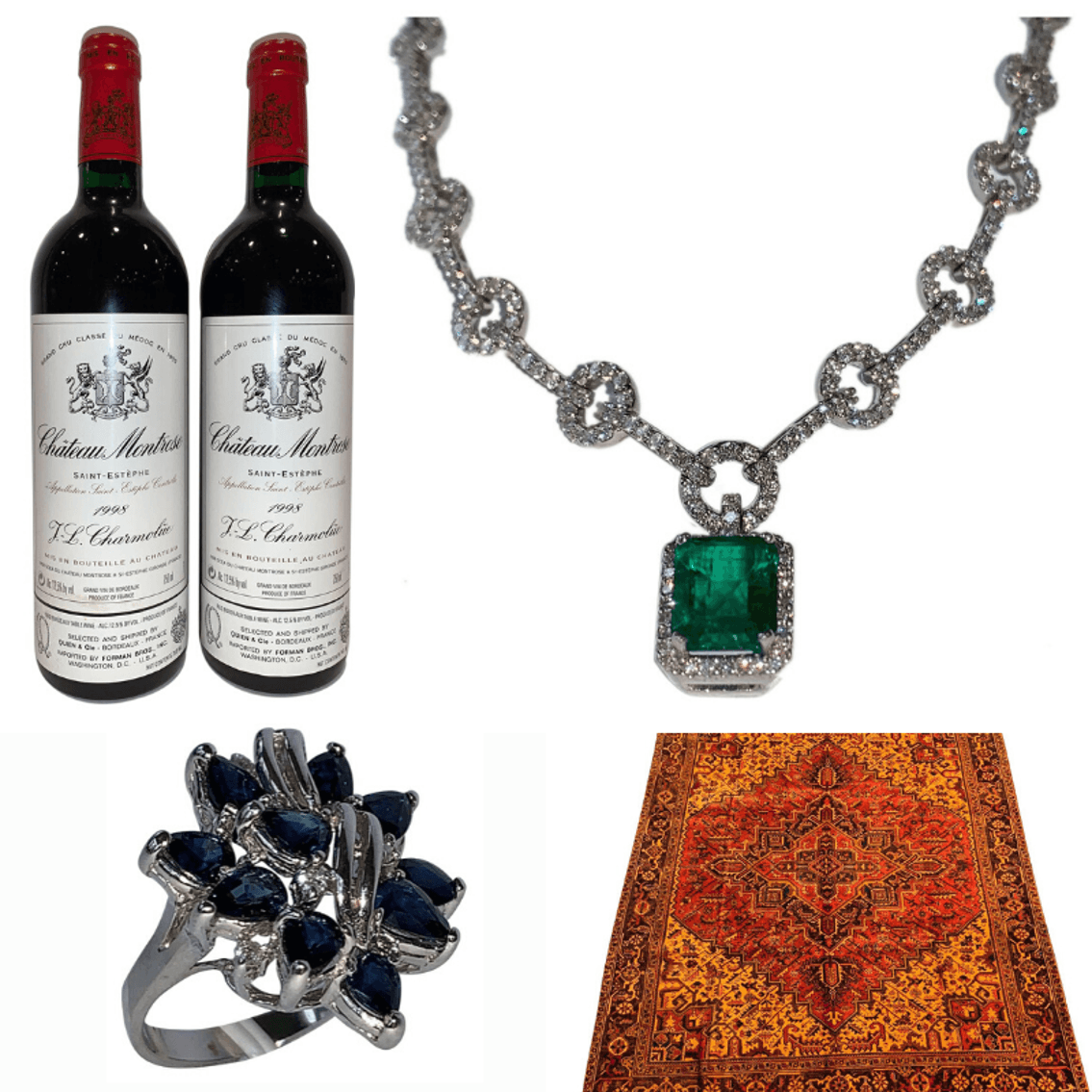 Original archived featured photograph for Luxury Jewelry, Wine & Estate Auction